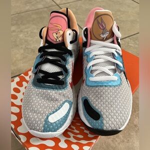 Nike Renew Elevate 2 Space Jam Bunny Basketball Shoes Men's Size 9